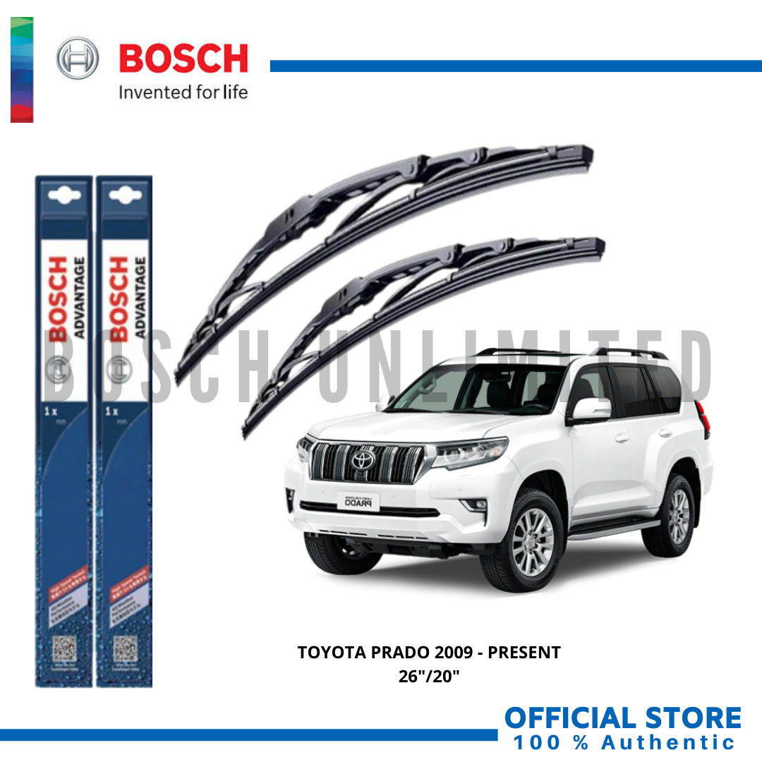 Bosch ADVANTAGE Wiper Blade Set for Toyota PRADO 2009 PRESENT (26 /20