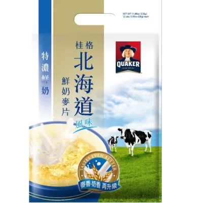 Quaker Hokkaido Fresh Milk Cereal-Extra Creamy Fresh Milk 28g*12pcs/pack