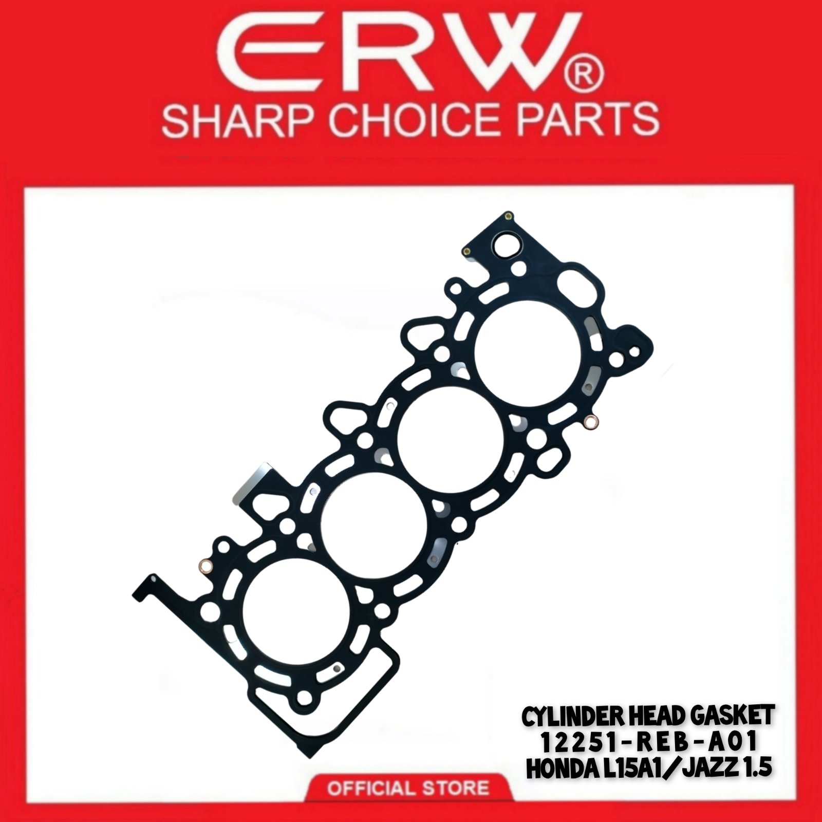 CYLINDER HEAD GASKET Replacement part no. ( 12251REBA01 ) HONDA L15A1