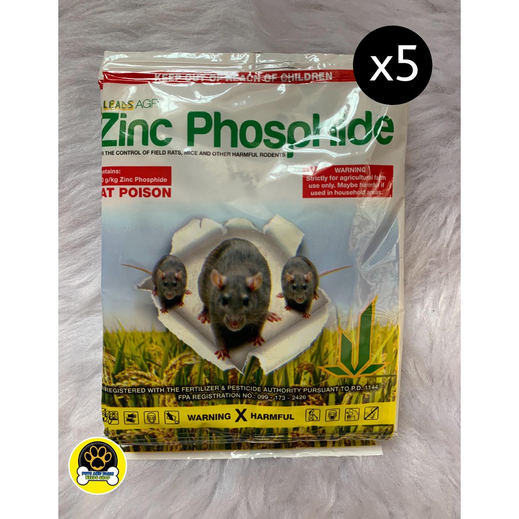 ZINC PHOSPHIDE ( RAT POISON) 10g (5 PCS FOR 150 ) Lazada PH