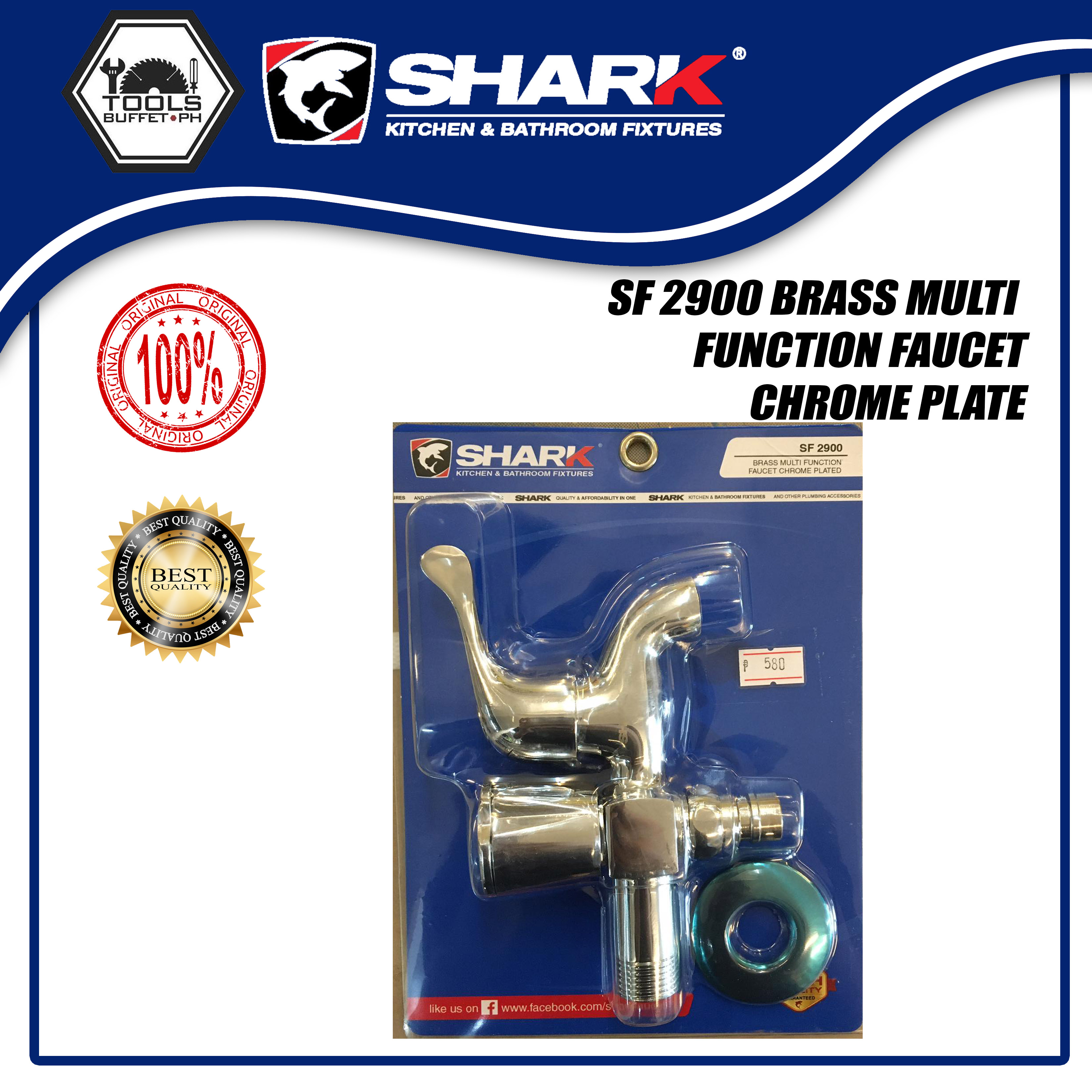 SHARK SF2900 BRASS MULTI FUNCTION FAUCET CHROME PLATE Lazada PH