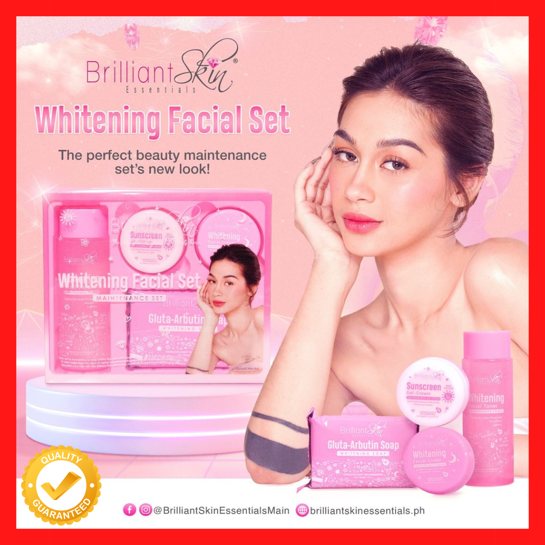 Brilliant Skin Whitening Set New Packaging, Mas Bigger Ang Toner 