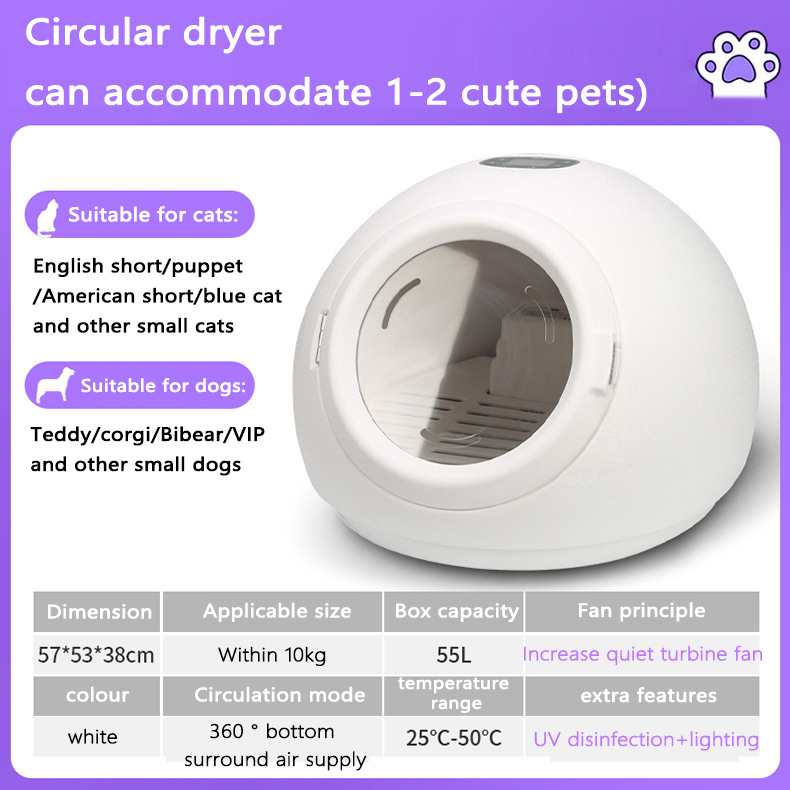 Intelligent Cat Litter Pan Clean Cat Toilet Automatic 65L Cat Litter