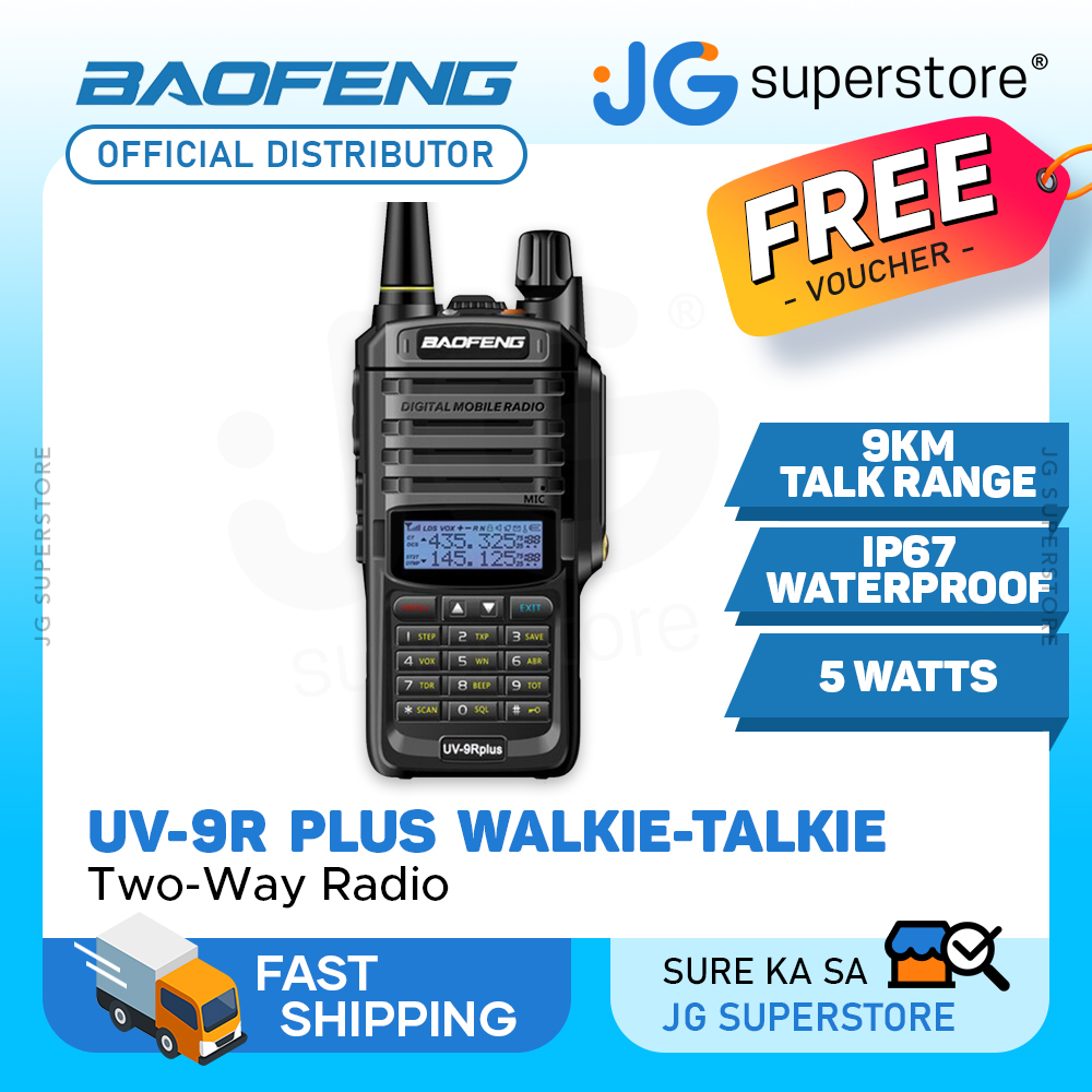 BaoFeng UV-9R PLUS (Single & Set of 2/3/4) Walkie-Talkie Dual-Band VHF – JG  Superstore