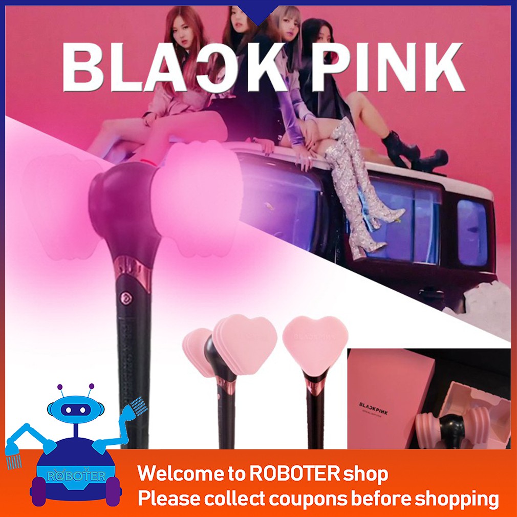 cxnbm Blackpink Official Light Stick Kpop Heart/Hammer-Shaped LED