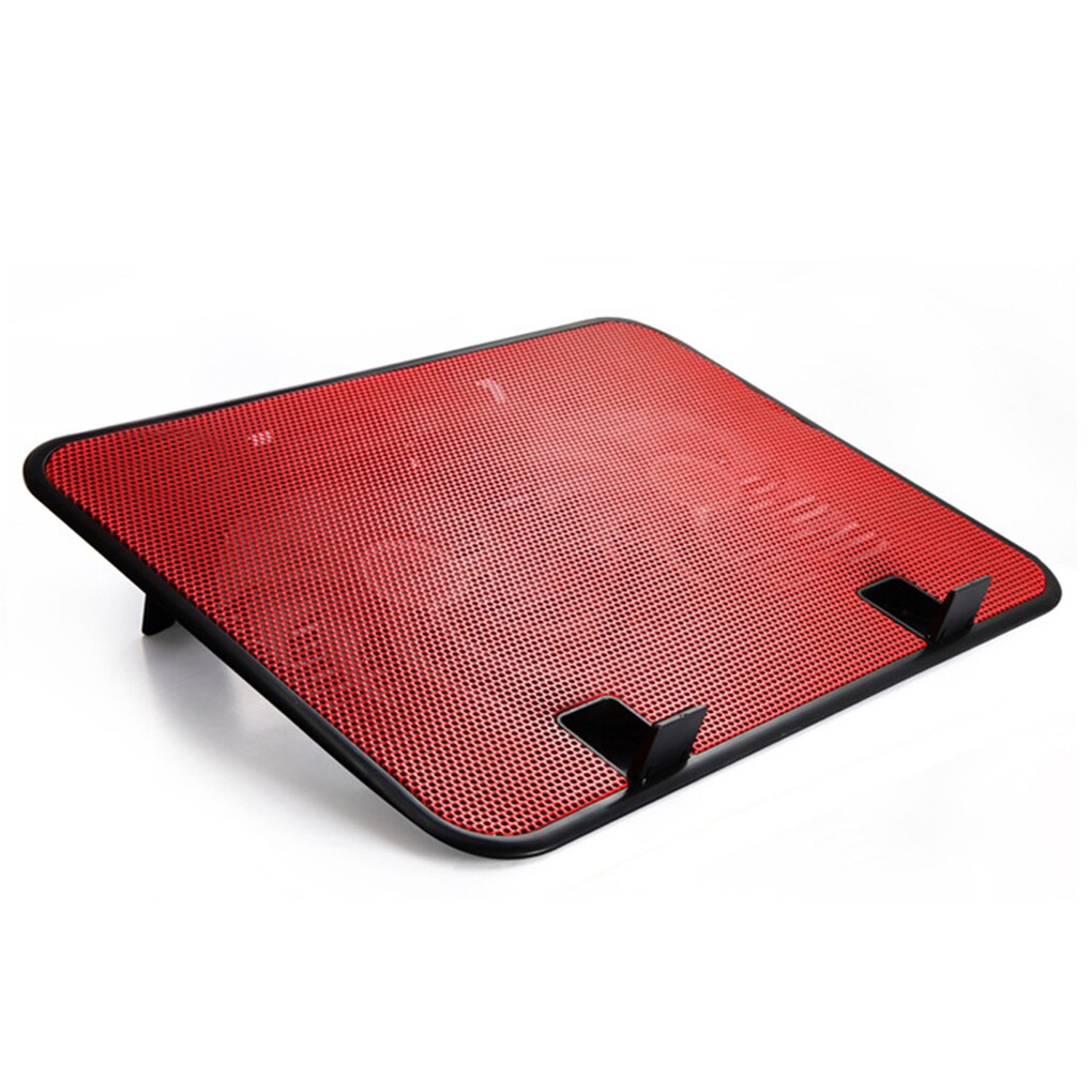 High Quality 14 Inch Notebook Cooler 5V Dual Fan USB External Laptop Cooling Pad Slim Stand High Speed Silent Metal Panel Fan