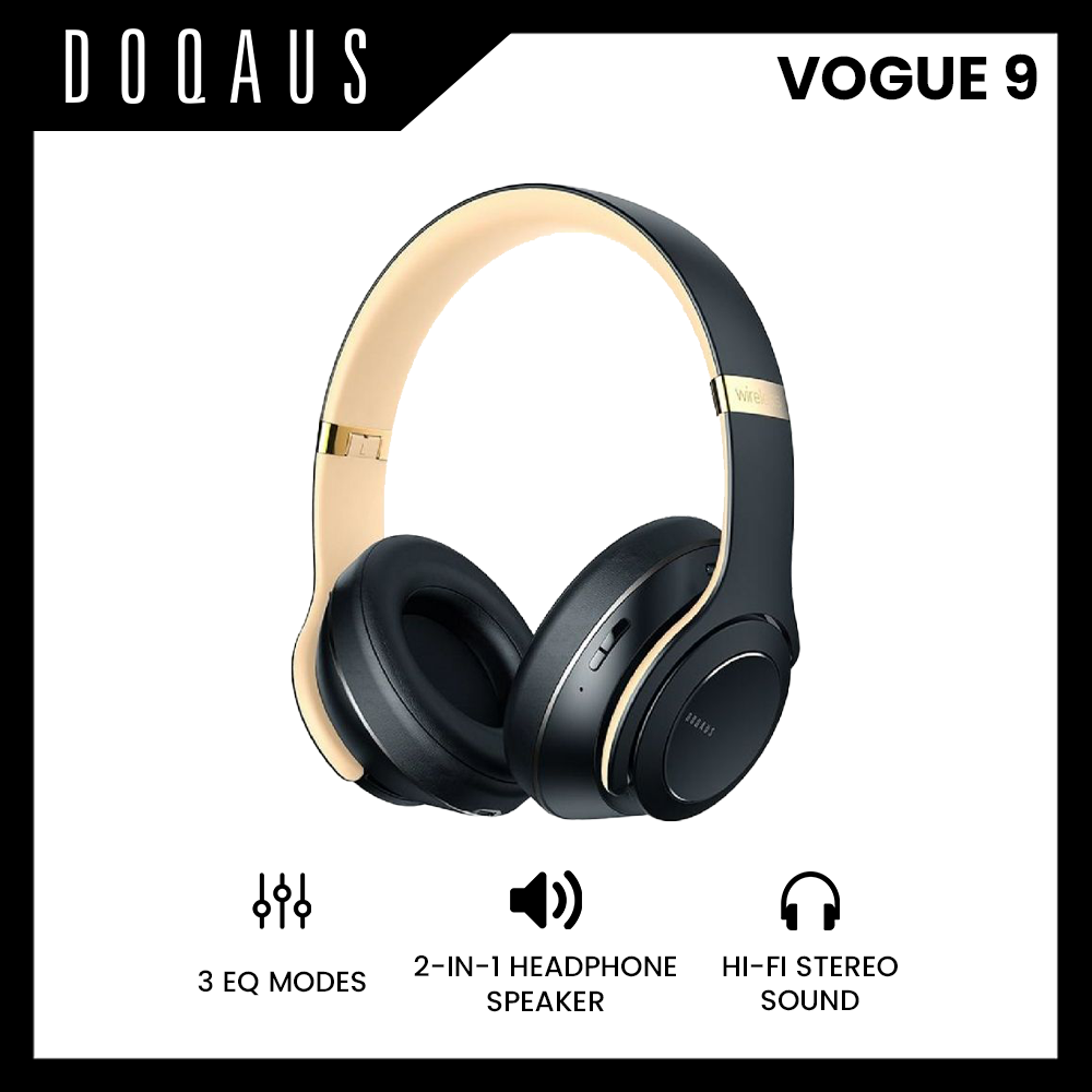 DOQAUS Vogue 2-in-1 Wireless Bluetooth Headphone Noise