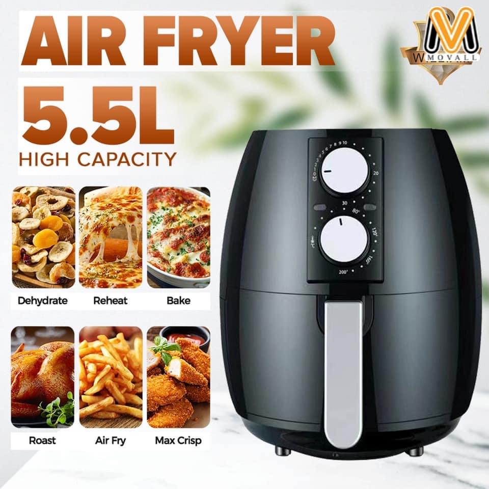 5.5LITERS HIGH CAPACITY AIR FRYER Lazada PH