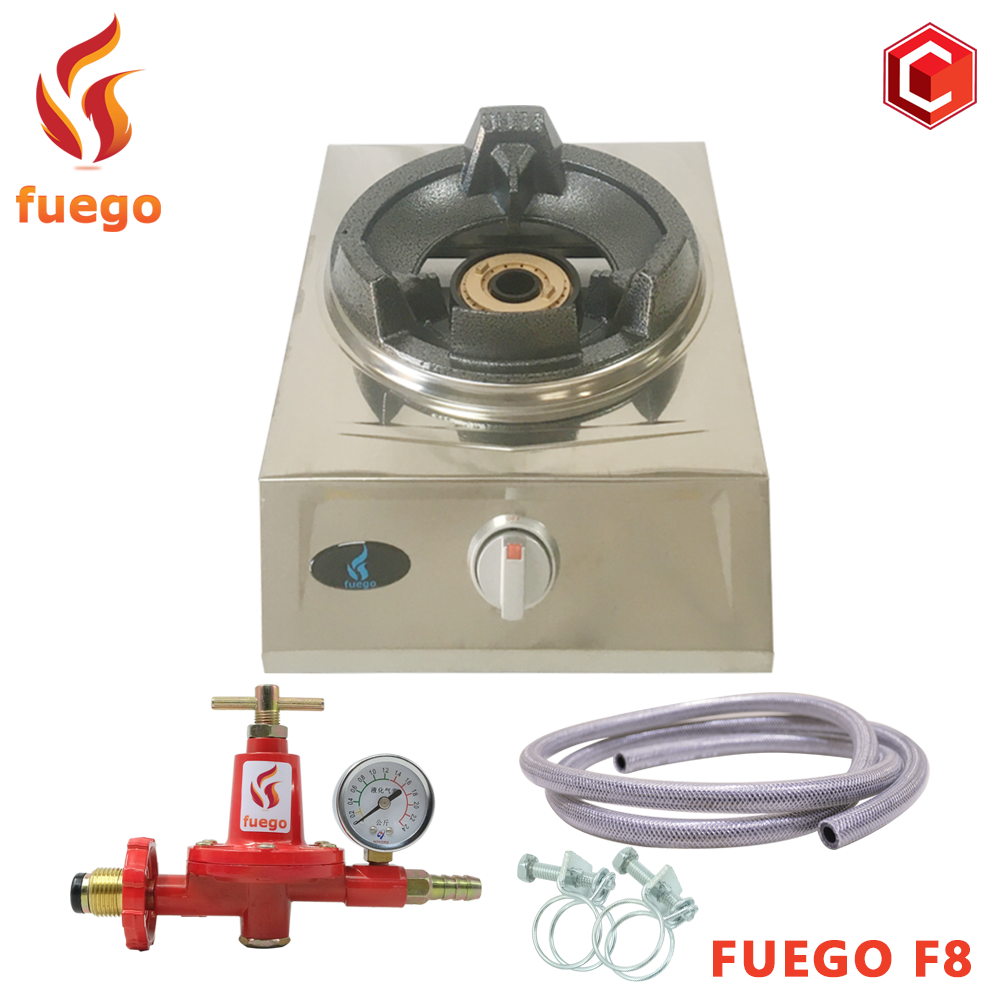 pressure burner cast iron desktop stove liquefied gas commercial single