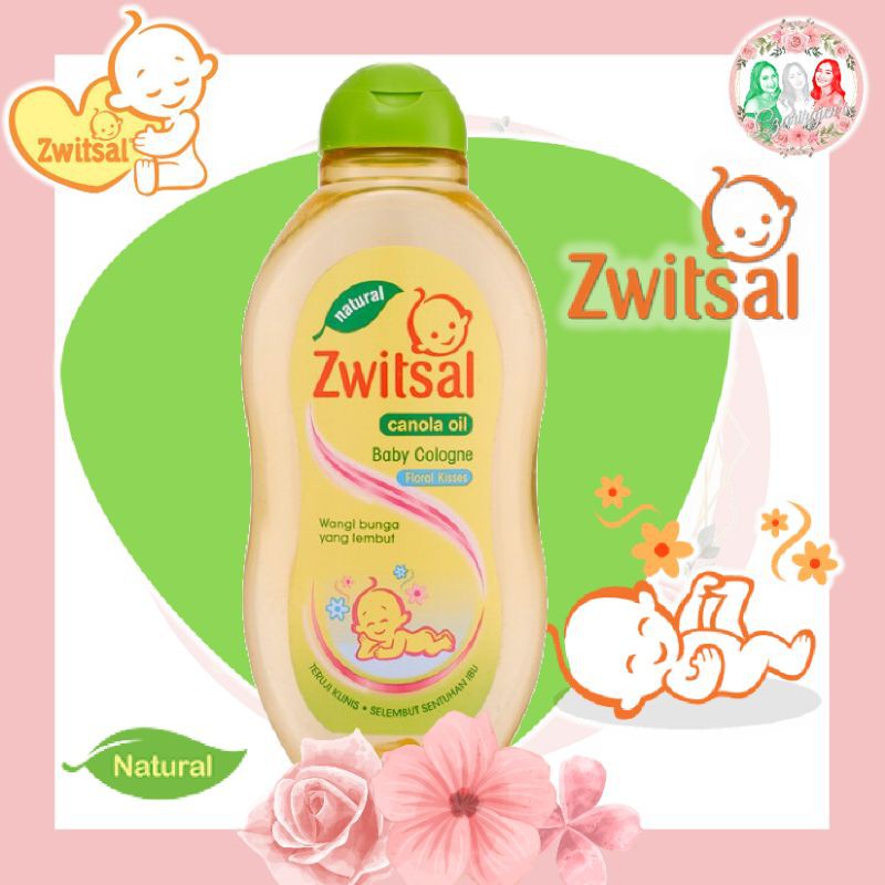 Zwitsal Natural Canola Oil Baby Cologne Floral Kisses 100mL [100