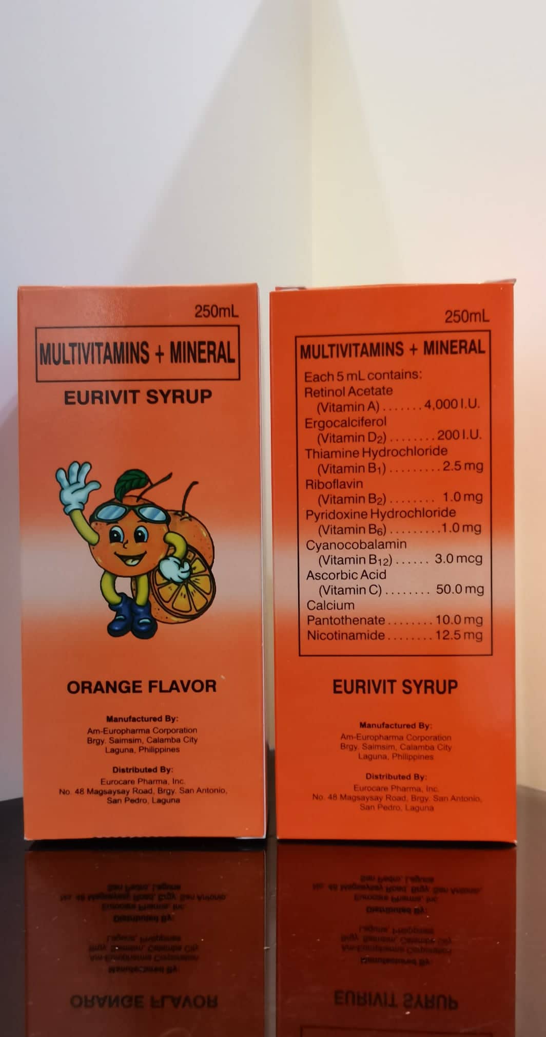 EURIVIT SYRUP 250 ml Multivitamins and Mineral Lazada PH