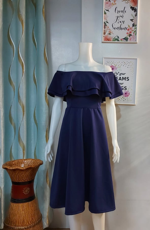 sachin and babi light blue dress HUONG Boutique main image 1
