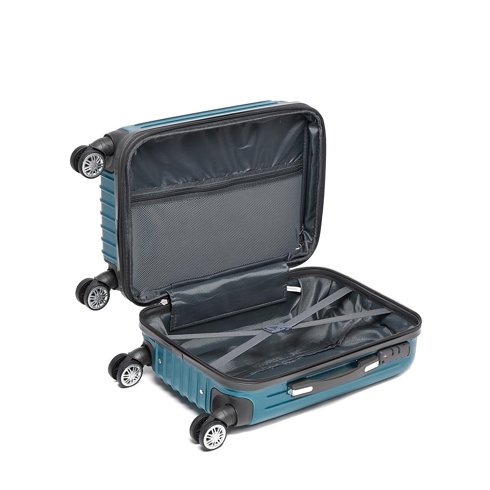 British Knight BHS918ZTE Blue Small (20 Inch) Expandable Luggage with