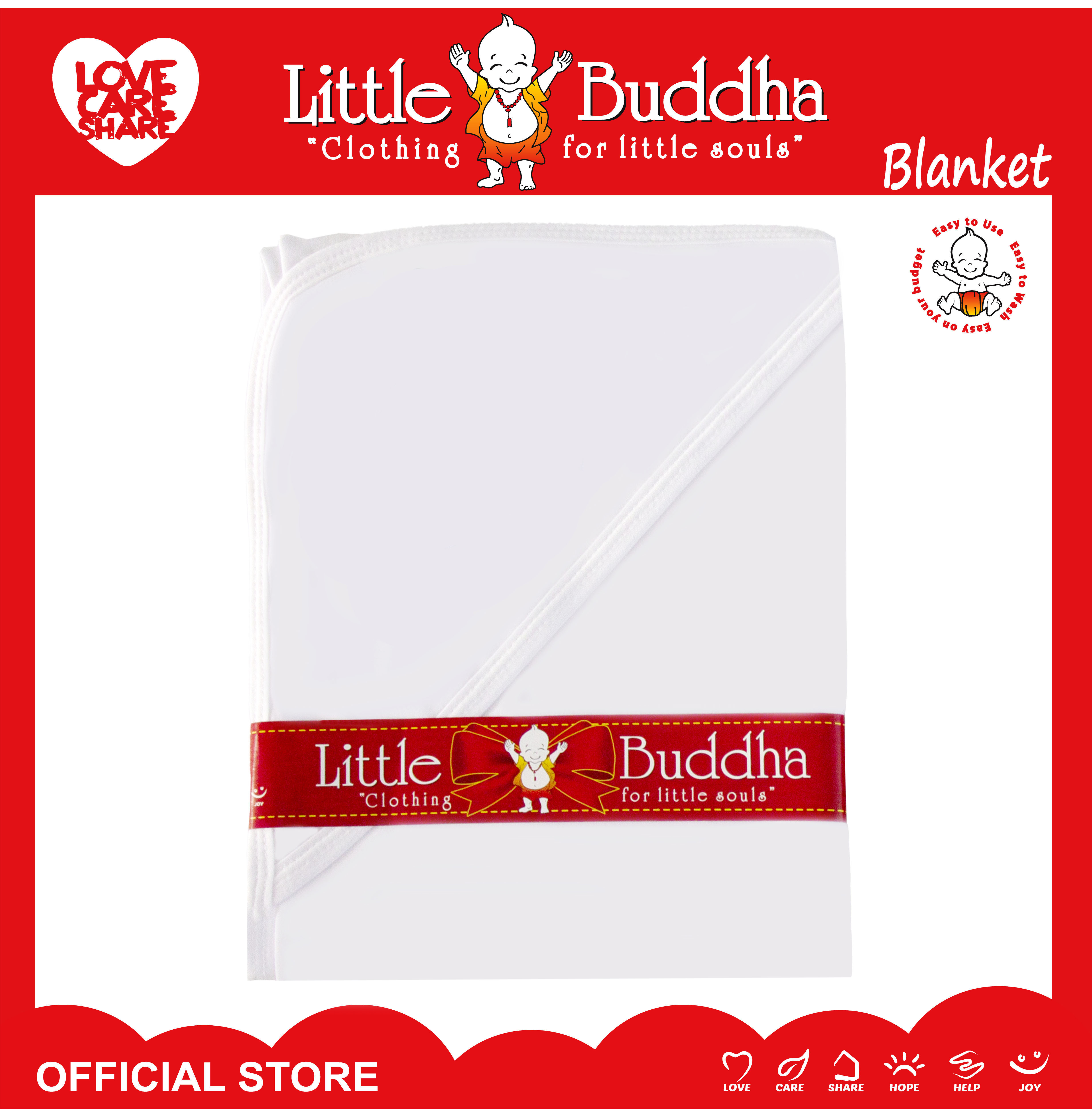 Baby White Receiving Blanket () Lazada PH