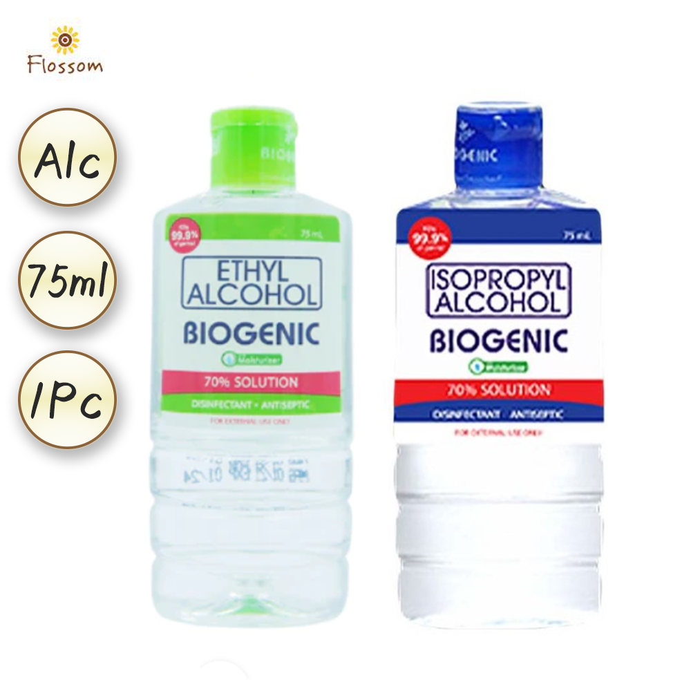 Biogenic Isopropyl Or Ethyl 70% Solution Alcohol 75ml | Lazada PH