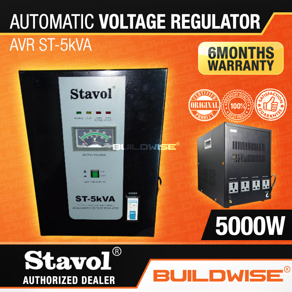 Stavol ST-5KVA AVR Power Supply 5000 Watts / 5000W Automatic Voltage