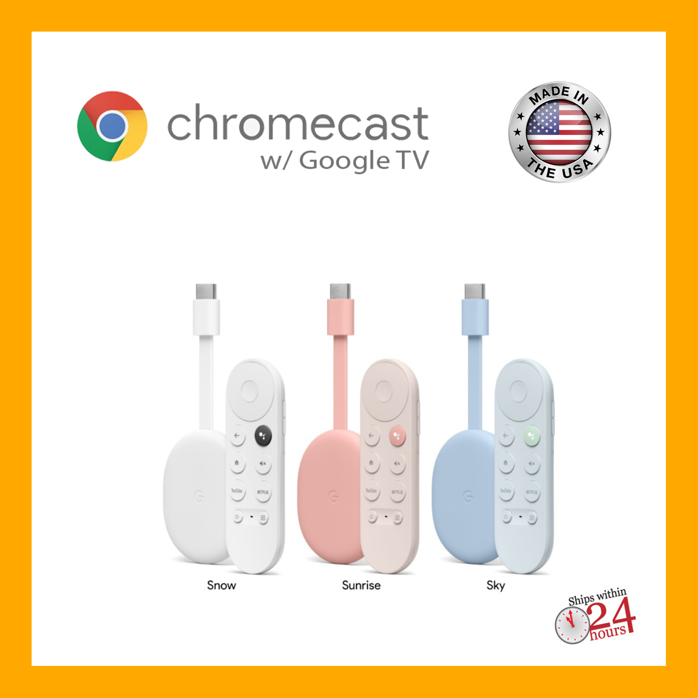 Google Chromecast 4 w/ Google TV - ORIGINAL USA straight from the Google  Head Office | Lazada PH