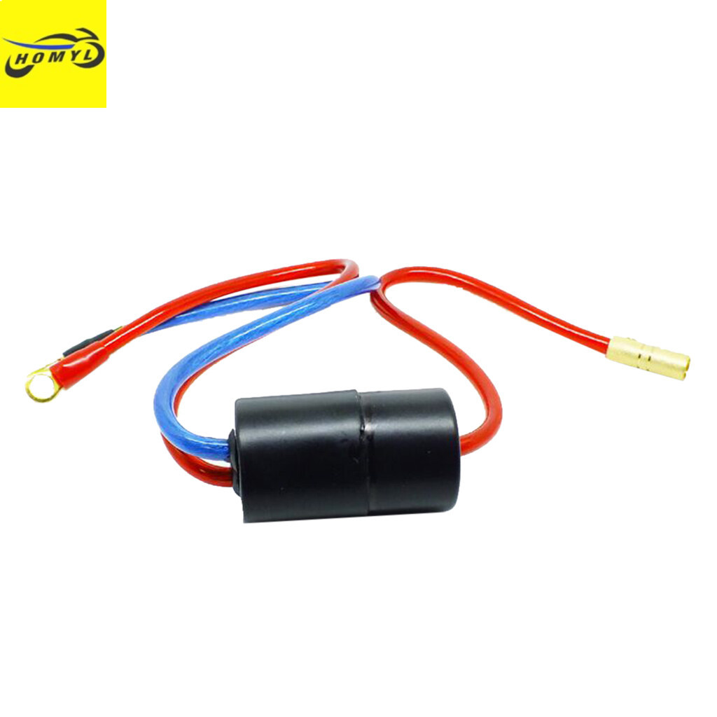 Homyl New 40 Amp Inline Engine Noise Suppressor Filter 12V Blue Red