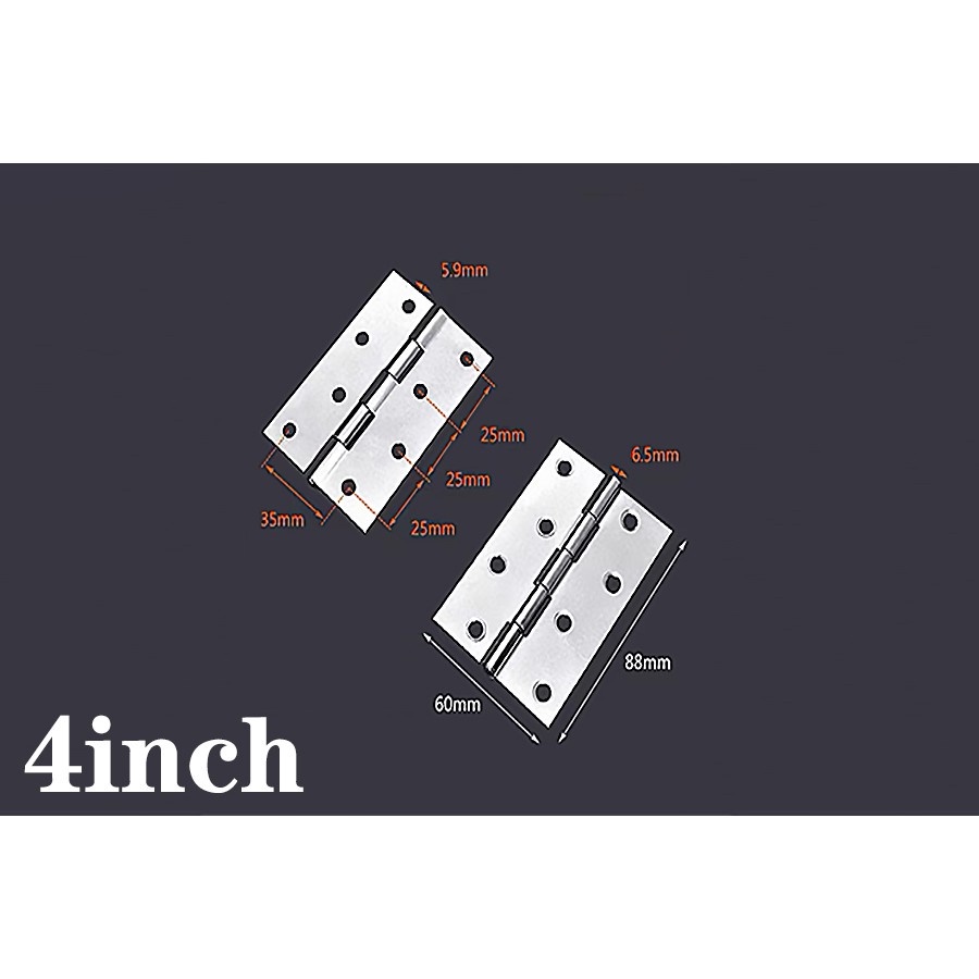 STANDARD Stainless steel hinge Door Hardware Folding Bisagra