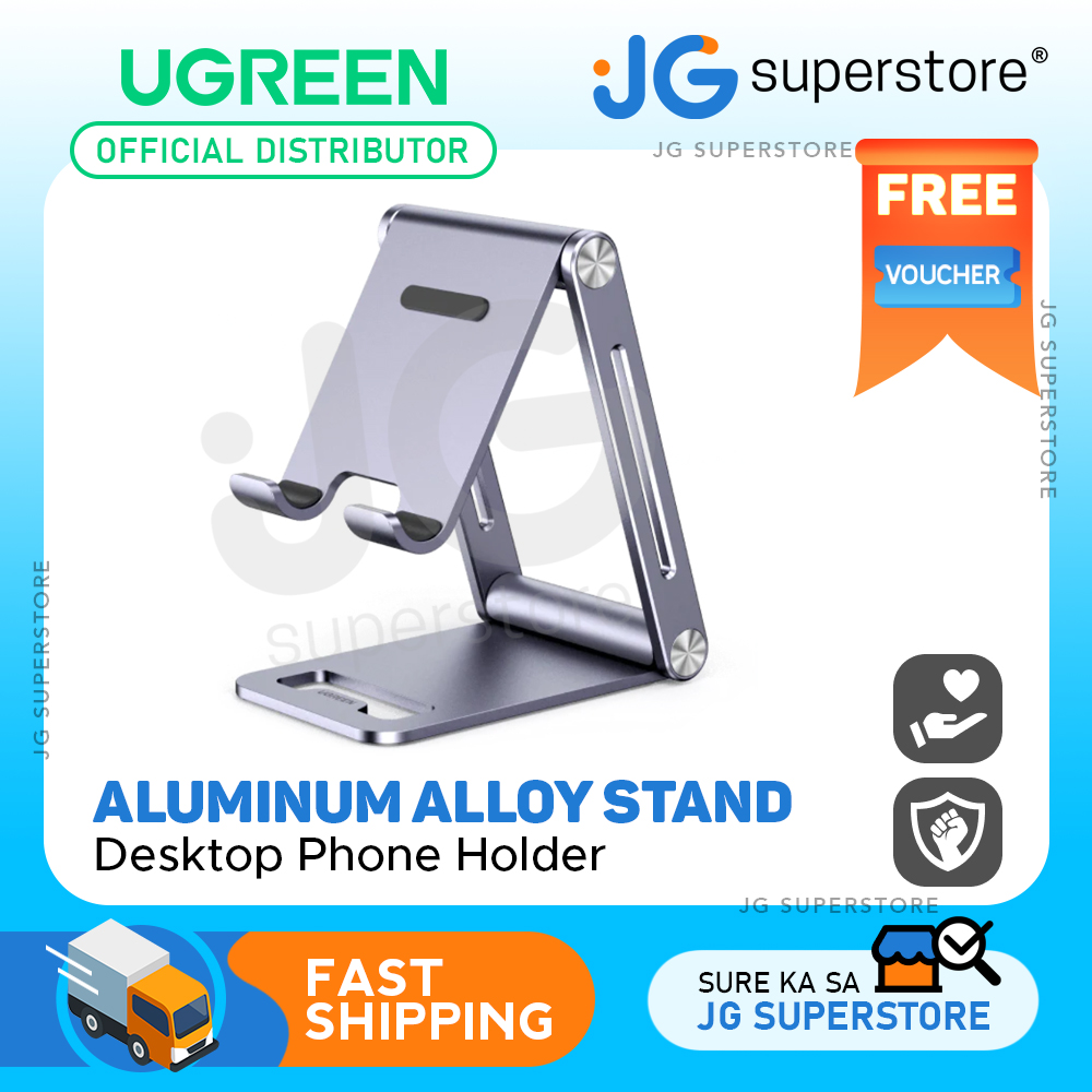 UGREEN Aluminum Alloy Metallic Foldable Portable Stand for Mobile