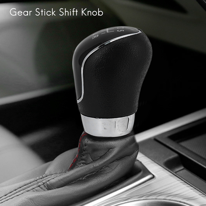 5 Speed Gear Stick Shift Knob & Dust Boot Cover for Ford Focus MK2 2005-2012