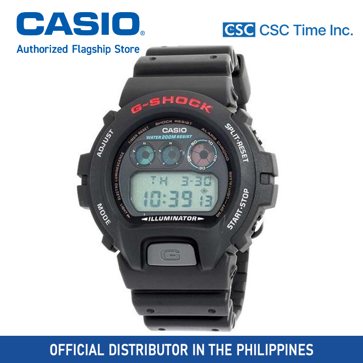 Casio G Shock Dw 6900 1vdr Black Resin Strap Shock Resistant 0 Meter Digital Watch Lazada Ph