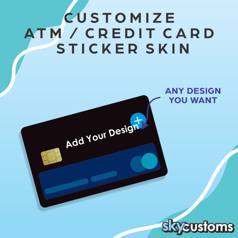 3M Custom ATM Skins Debit Credit Beep Other Cards Vinyl Quality COD  Techbeast