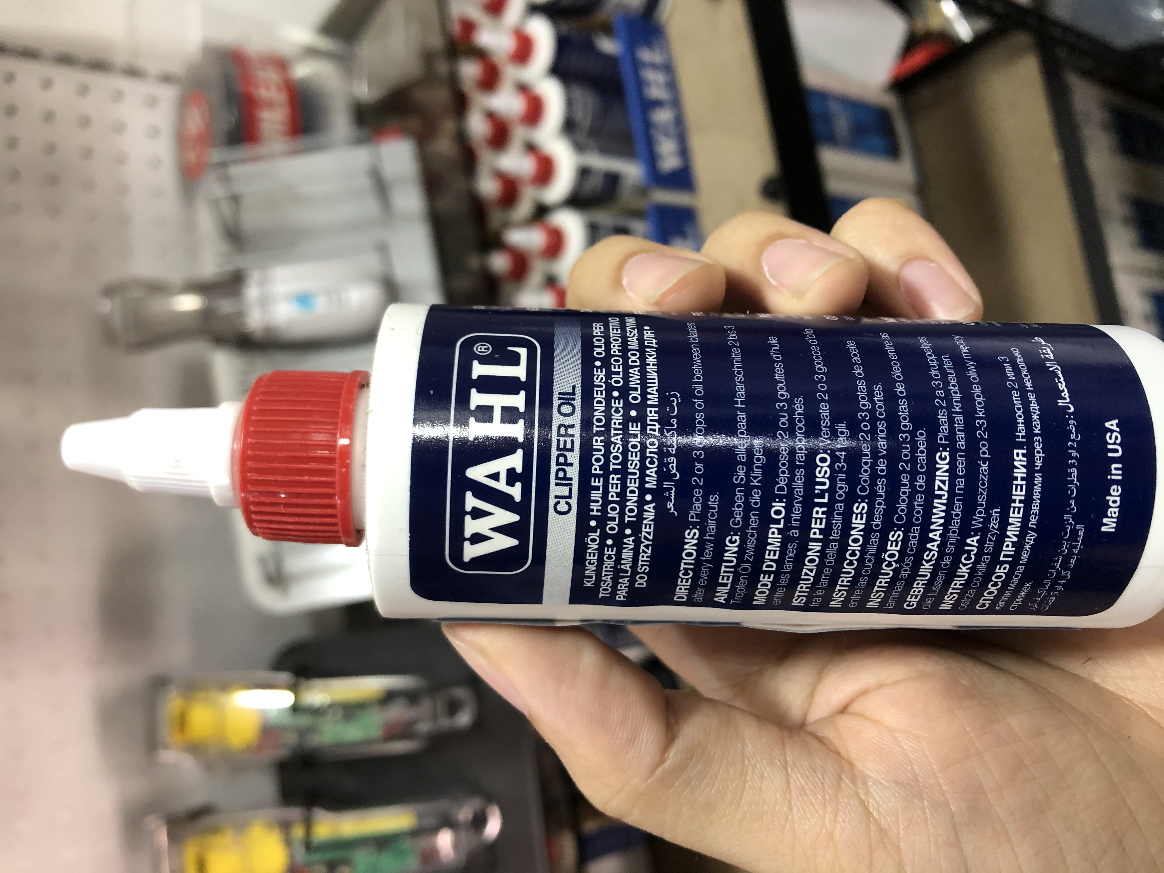 WAHL Clipper Lubricating Oil for Clipper Blades