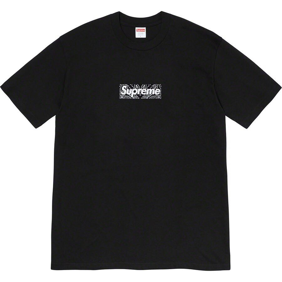 Supreme Bandana Box Logo Bogo Tee Cashew Flower Short