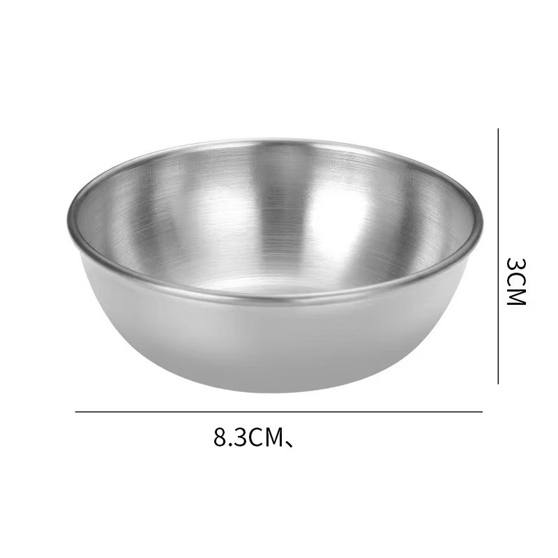 Sauce Dish Appetizer Serving Tray Stainless Steel Sauce Dishes Spice ...