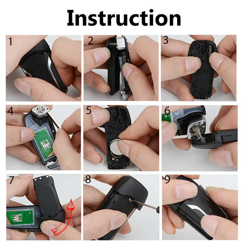 Car Remote Key Shell Remote Key Case Cover for Ford Focus Fiesta Mondeo S-Max C-Max