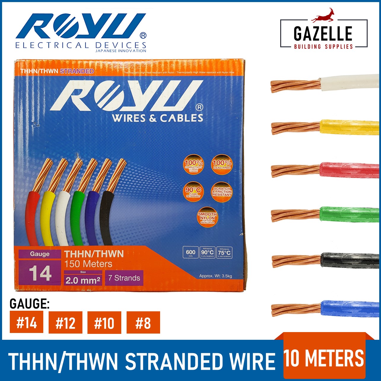 Stranded Wire Gauge Sizes