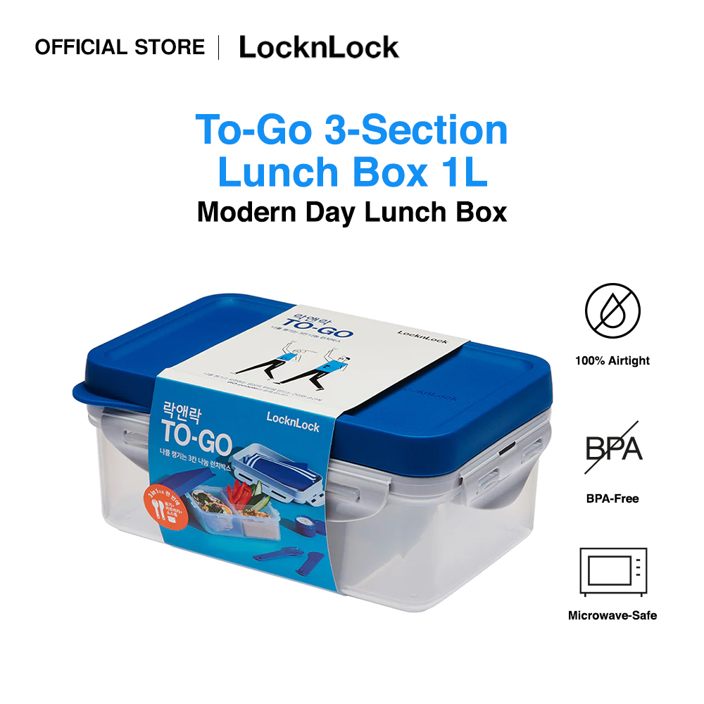 LocknLock Insulated Lunch Bag with 3 Containers 