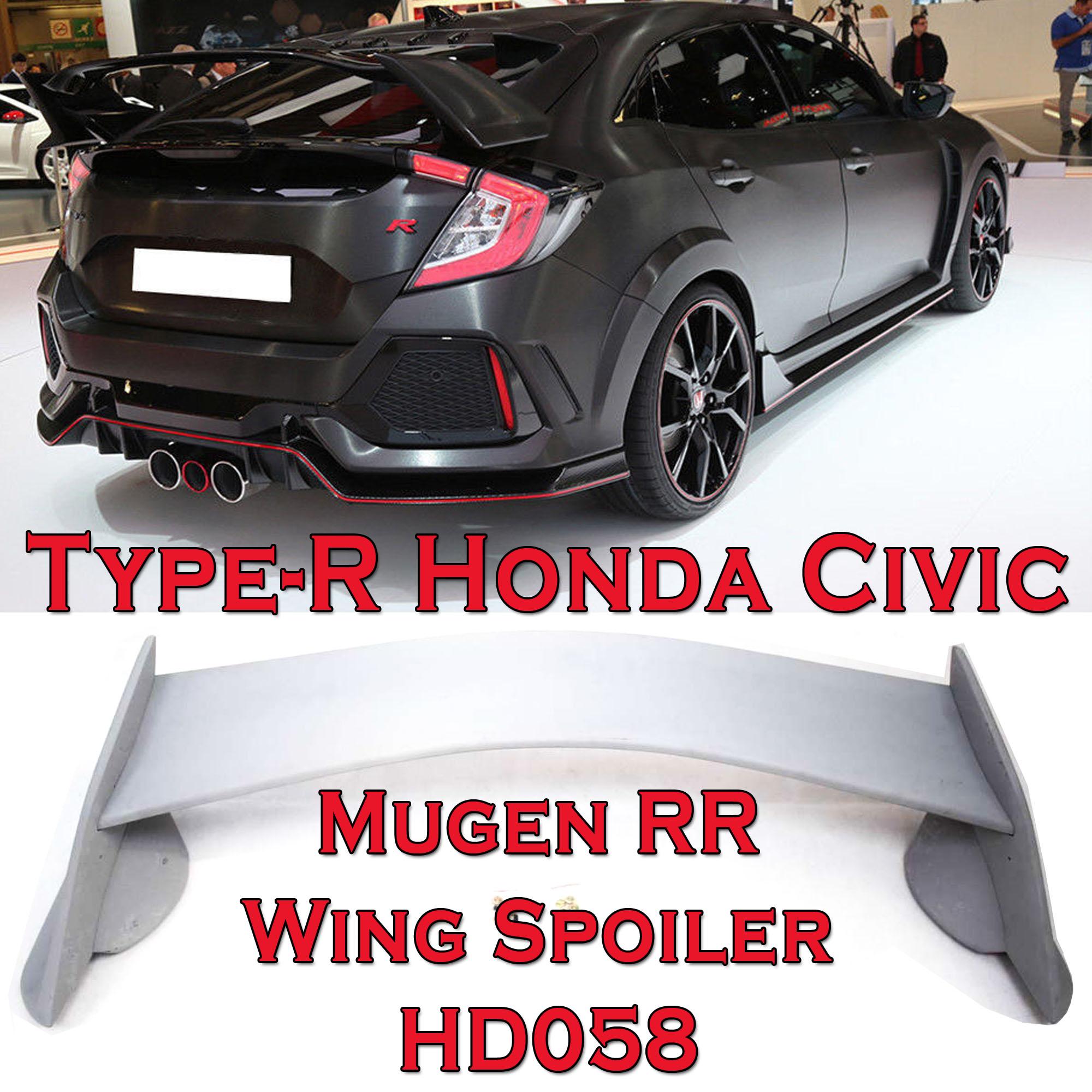 Type R Honda Civic Mugen Rr Wing Spoiler Rear Trunk Unpainted Abs Material Hd058 Lazada Ph