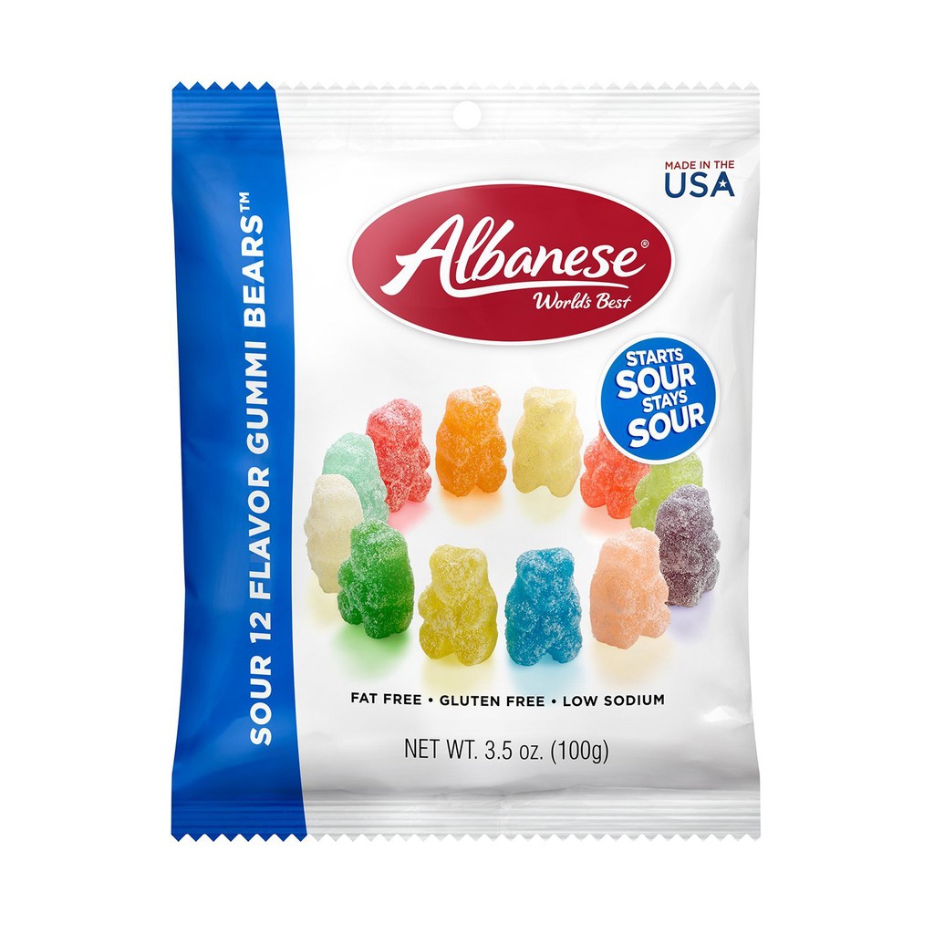 Albanese Sour Gummy Bears 100g Lazada PH