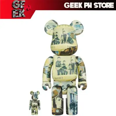 Medicom BEARBRICK The Beatles 'Anthology' 400 and 100% Bearbrick sold by Geek PH Store