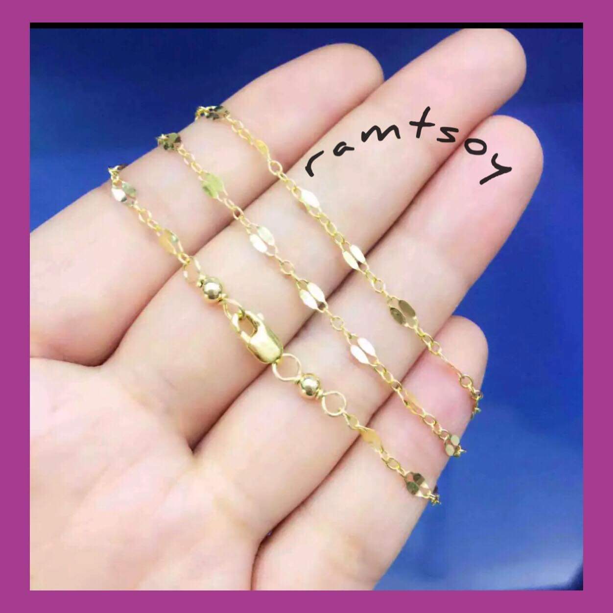 10karats pure gold chain (14/20) dancing chain Lazada PH