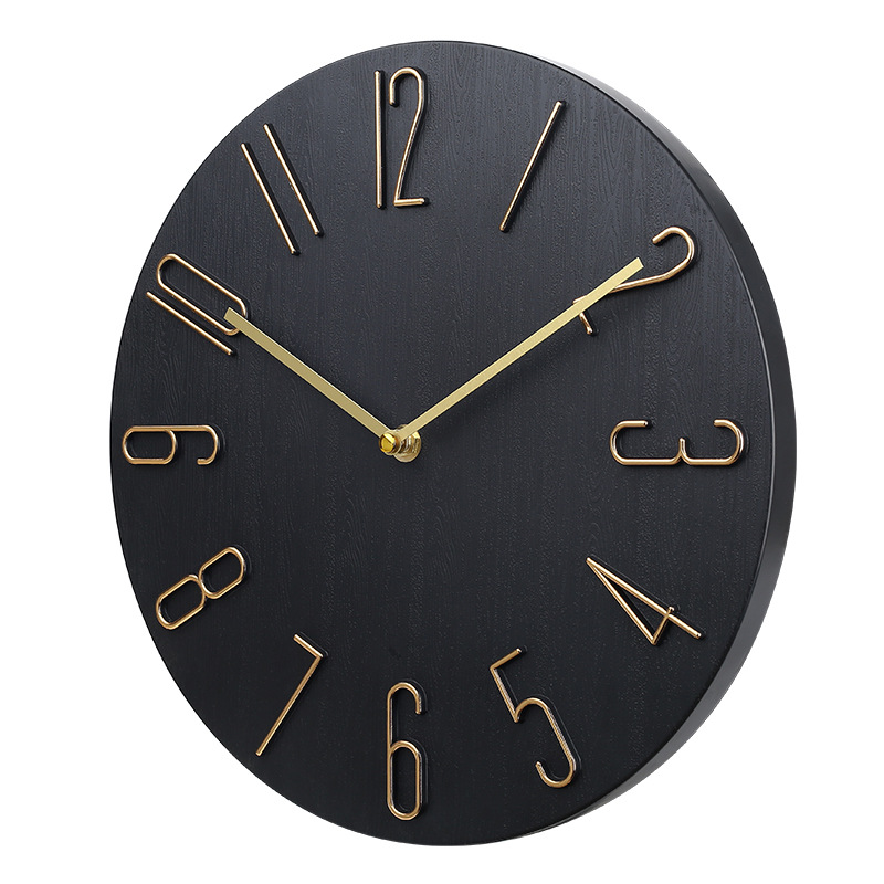 TOP HOME PH Minimalist Elegant Nordic Design Wall clock Rustic Gold Rustic Silver wall clock (NO