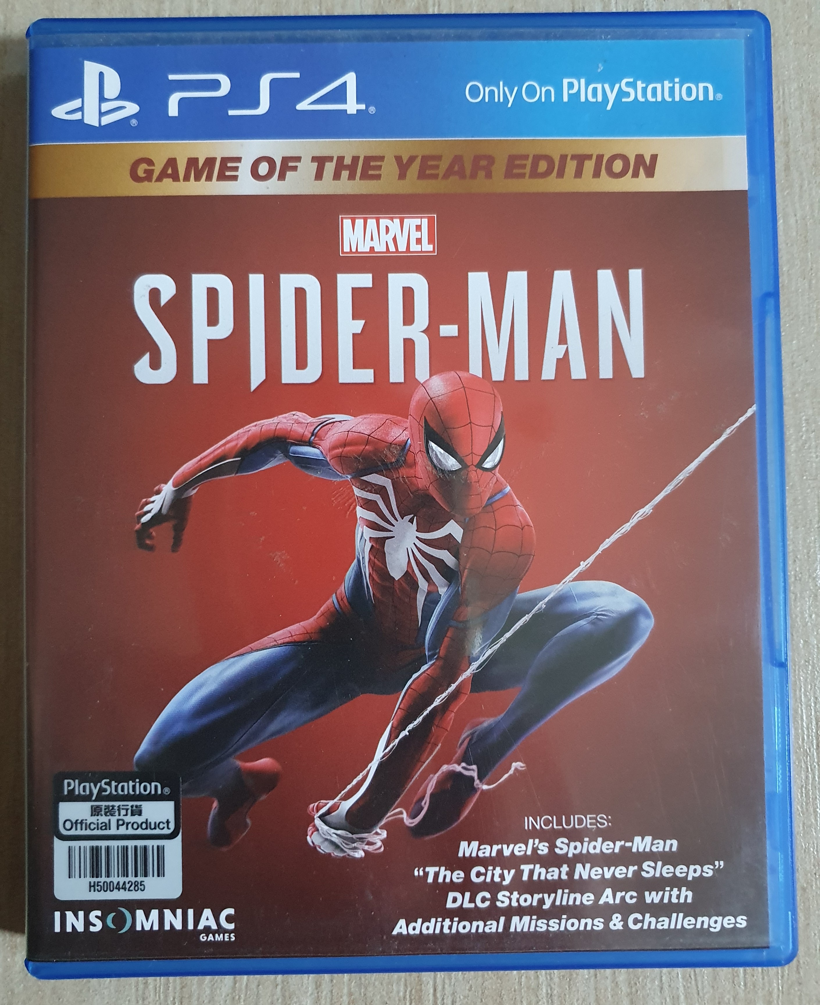  Marvel's Spider-Man Game Of The Year Edition (PS4
