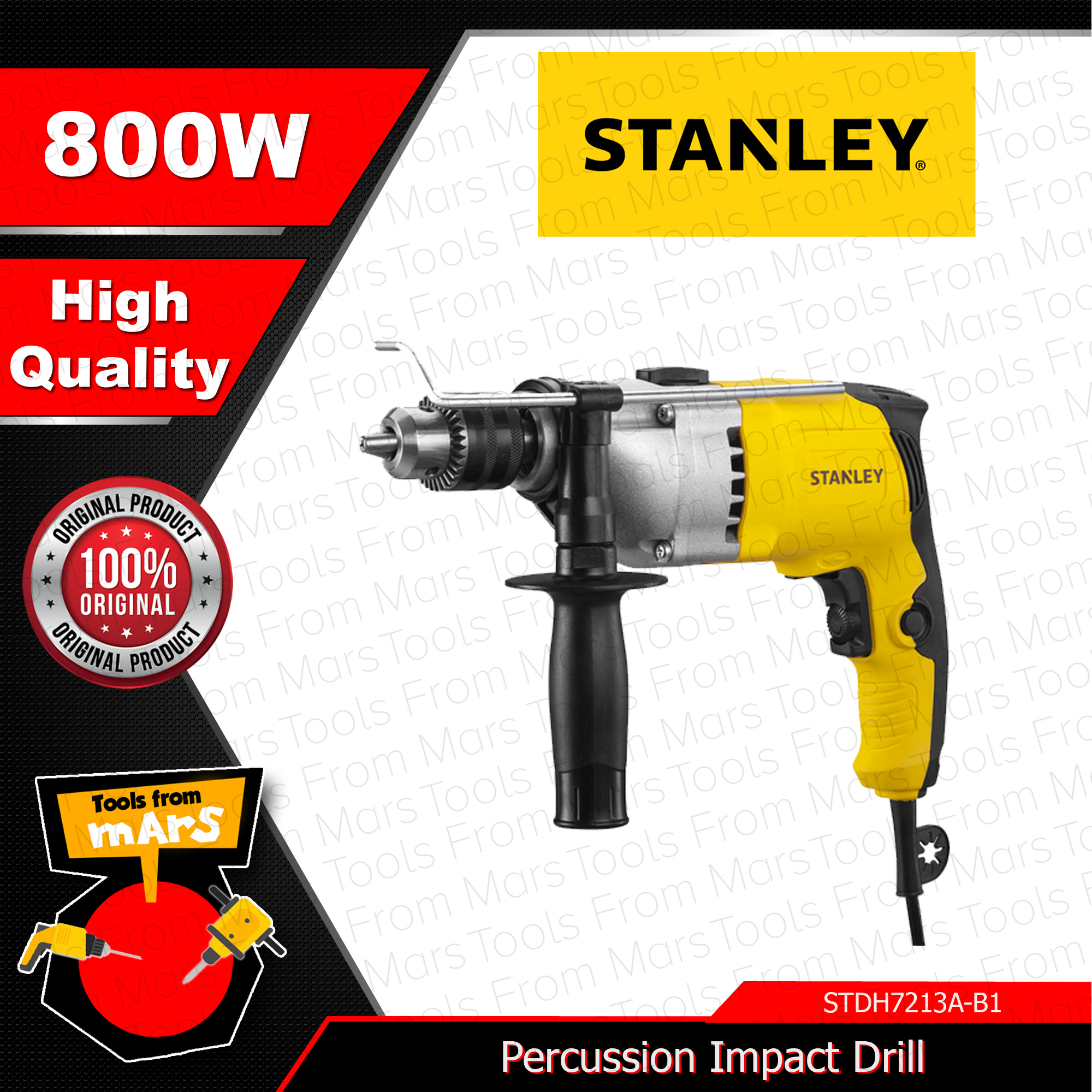 STANLEY Percussion Impact Drill 800W 