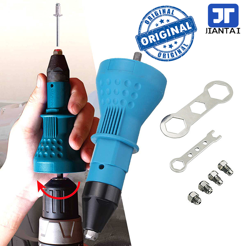 Professional Rivet Gun Adapter - Rivet Attachment for Cordless ...