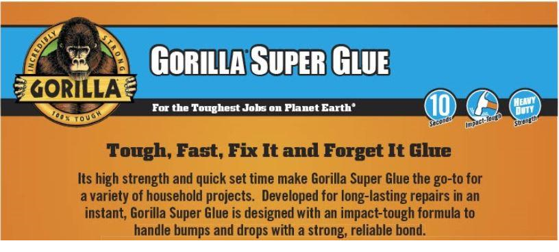 Gorilla Super Glue Gel, Micro Precise - 5.5 g