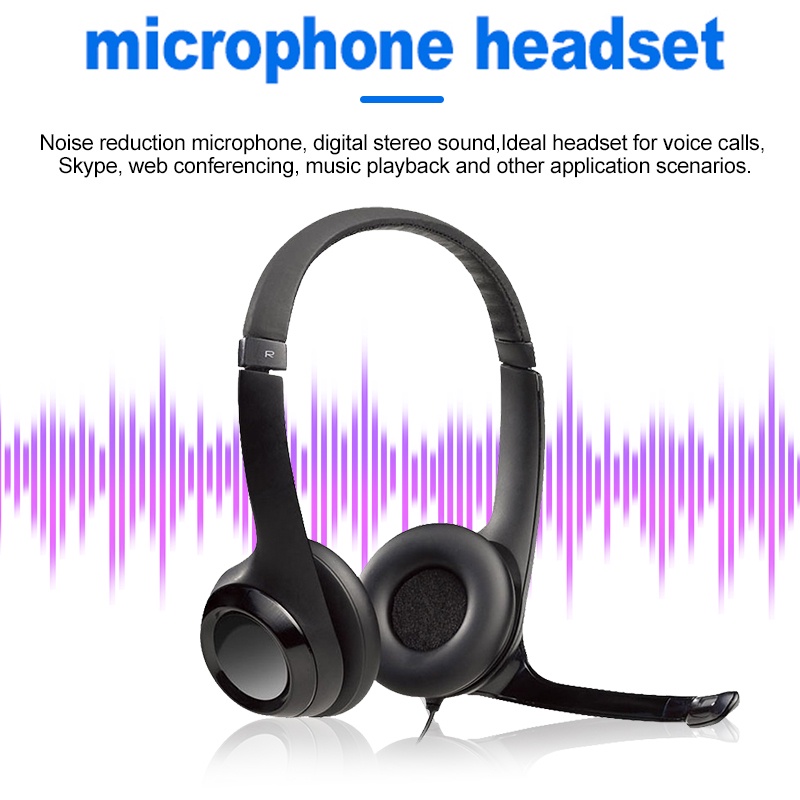 Logi tech H390 USB Computer Headset with enhanced digital audio and in