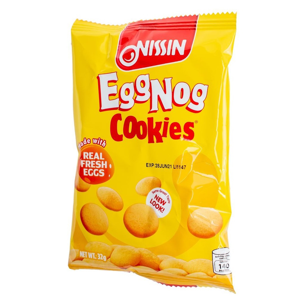 Food was bound Nissin Eggnog Cookies 32g | Lazada PH