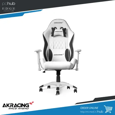 AKRacing California, Gaming Chair, Laguna white grey