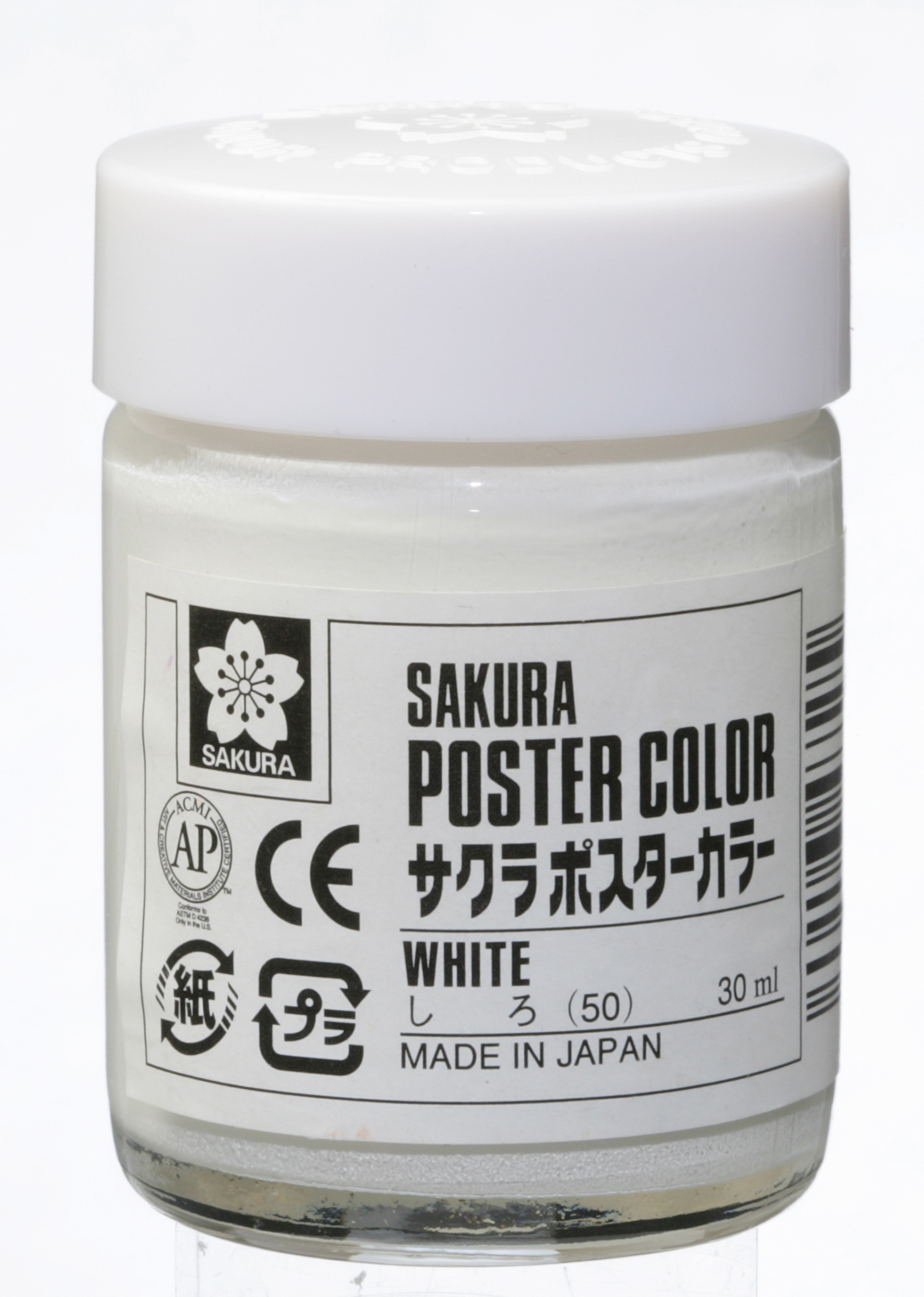 Sakura Poster color 30cc White | Lazada PH