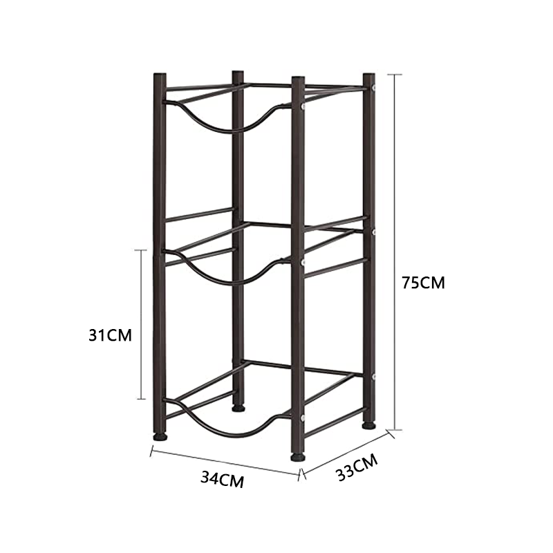 KEVE 4 Layer Mineral Water Dispenser Rack Stand Water Container Gallon