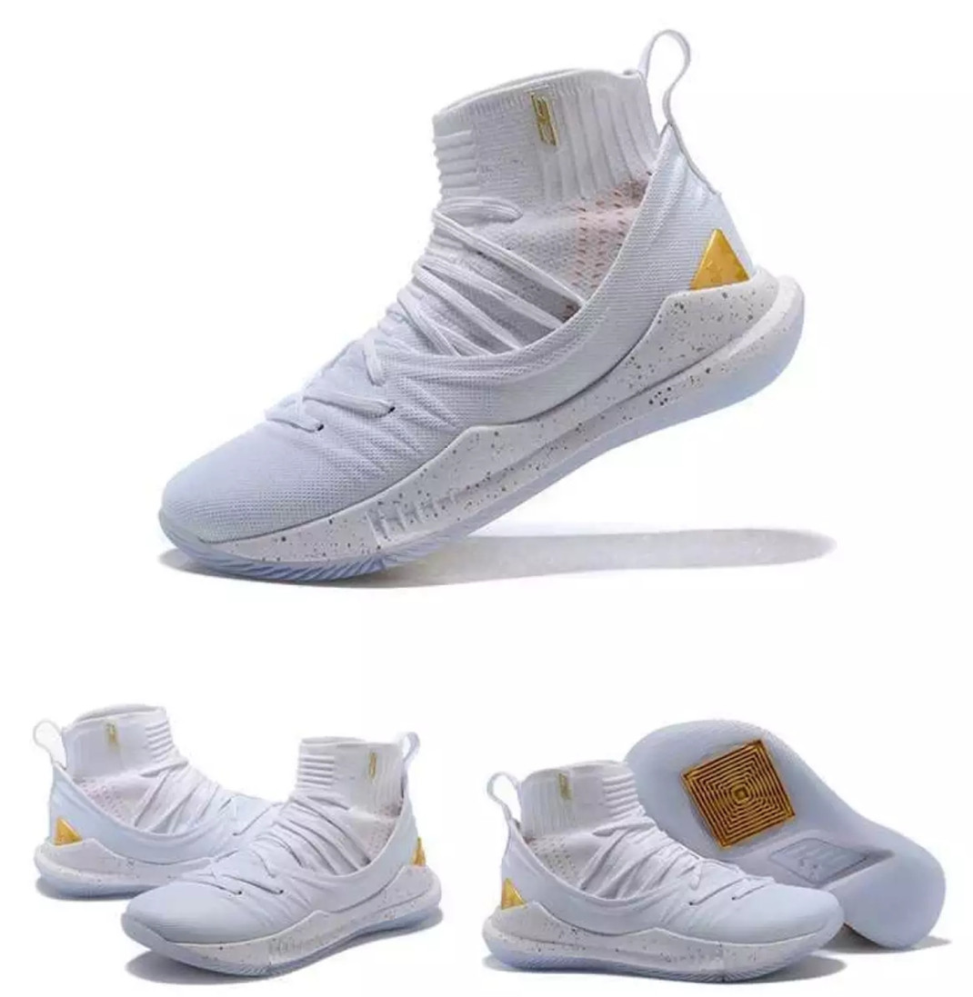 curry 5 white gold