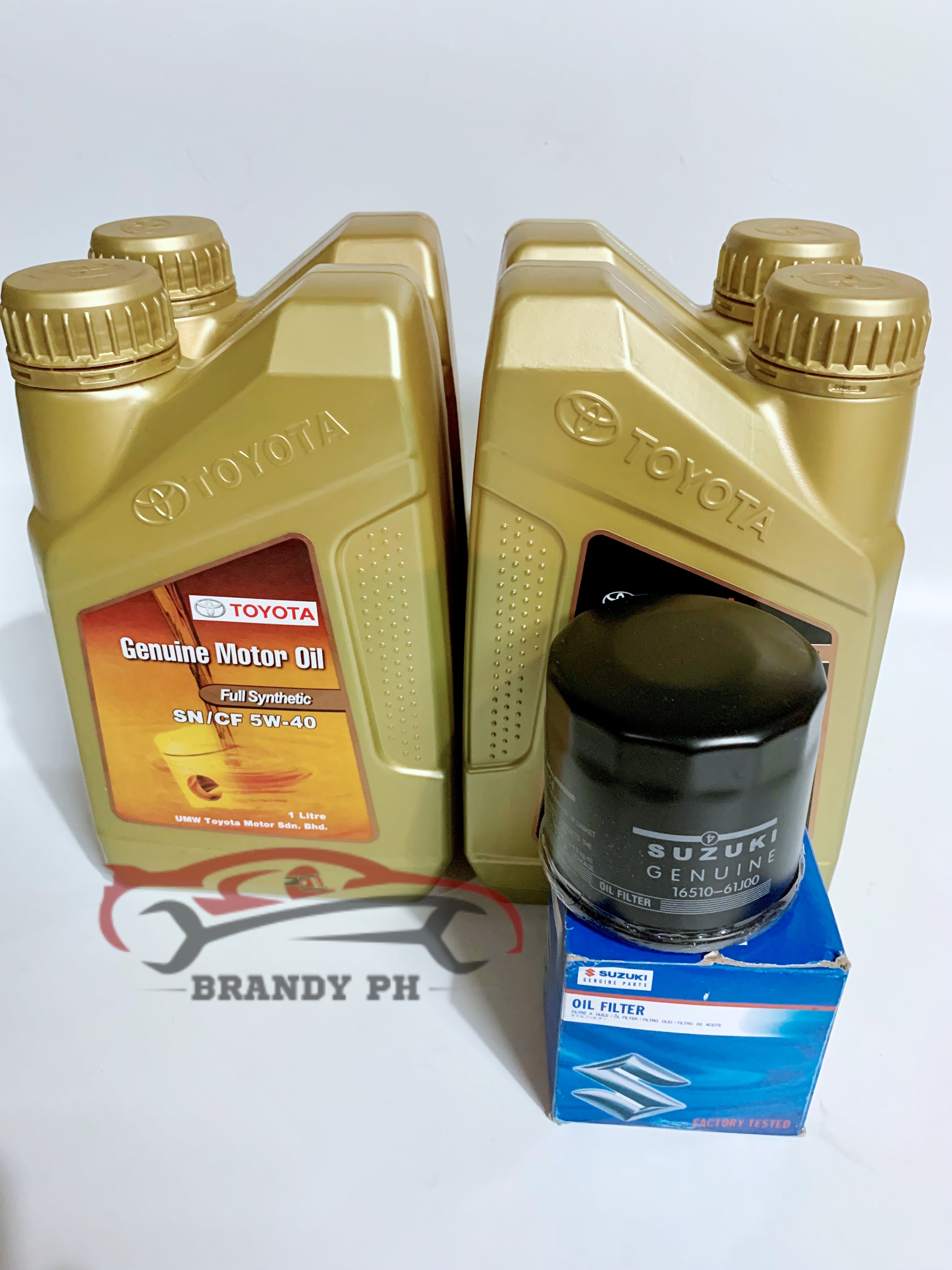 Suzuki Ertiga APV Swift Dezire Toyota Fully Synthetic 5W40 SN CF