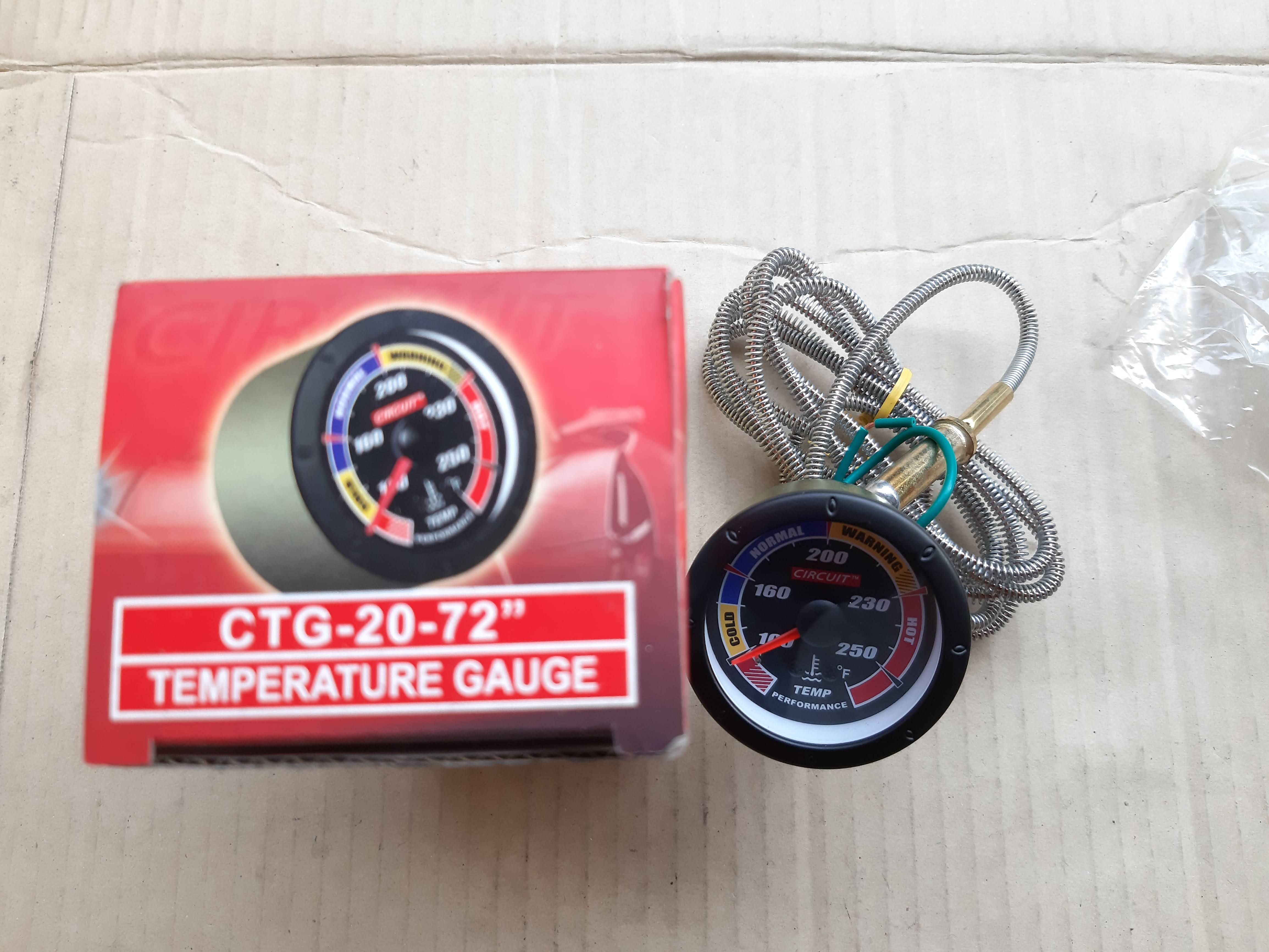 Circuit Japan Water Temperature Gauge 72"Universal High Performance